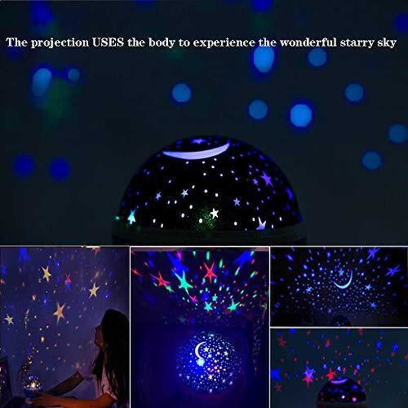 Lampara De Noche Para Niños Estrellas Planetas Dormir Juguetes Projector Luces